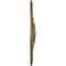 Ekena Millwork Bailey Ceiling Medallion (Fits Canopies up to 4"), Hand-Painted Pale Gold, 18 1/8"OD x 3/4"P CM19BIPAS - alternate 2